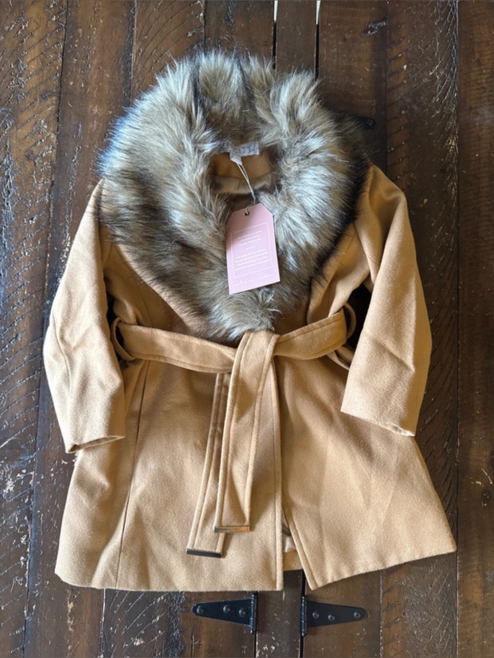 Ivy City Mini Sloan Fur lined Trench Jacket 3T